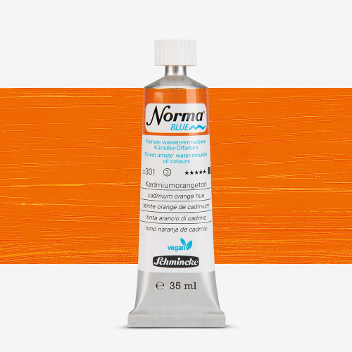 SCHMINCKE МАСЛЕНА БОЯ 35 МЛ NORMA BLUE CADMIUM ORANGE HUE