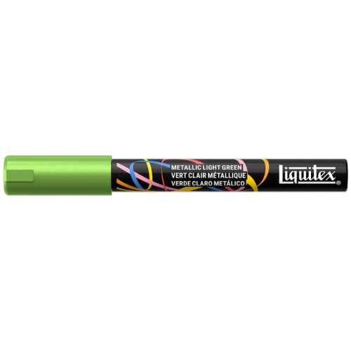 LIQUITEX АКРИЛЕН МАРКЕР 2MM - METALLIC LIGHT GREEN