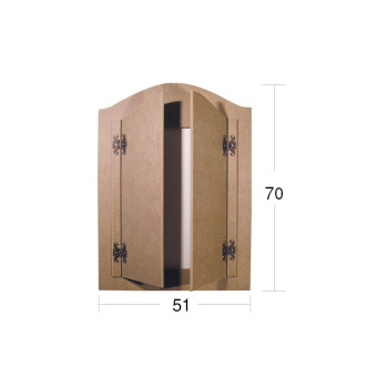 NEWART MDF FRAME WITH TWO DOORS 70/51CM - AY 125