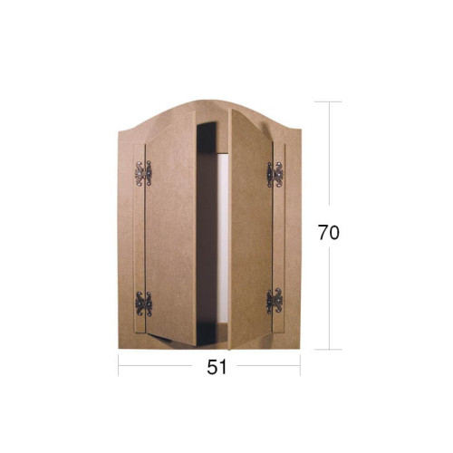 NEWART MDF FRAME WITH TWO DOORS 70/51CM - AY 125