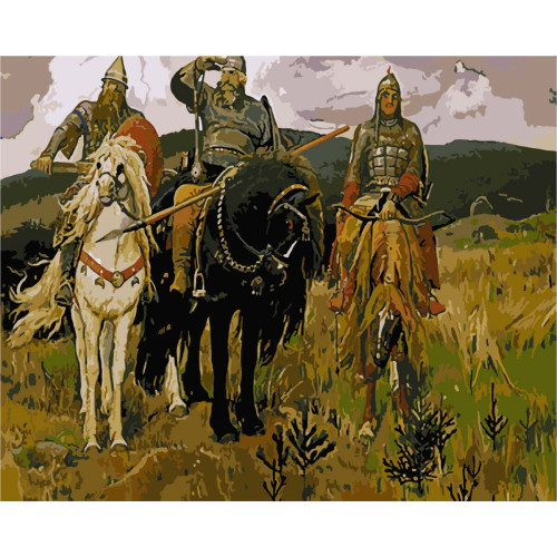 NEWART PAINT BY NUMBERS SET 50/40CM. - W5792