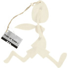 CREATIVE RABBIT WITH EGG H: 18 CM, W: 17 CM