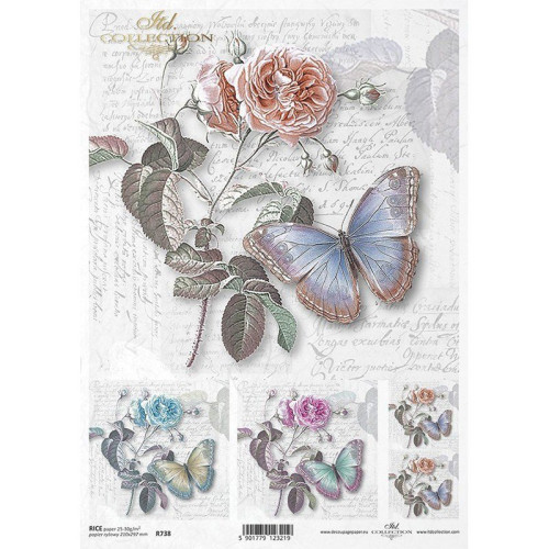 ITD COLLECTION ДЕКУПАЖНА ОРИЗОВА ХАРТИЯ А4 - R0738