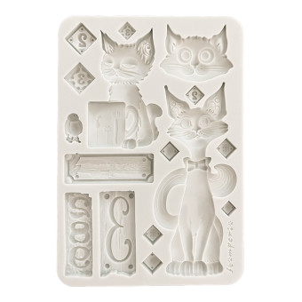 STAMPERIA FURRY FRIENDS SILICONE MOLD KACMA591
