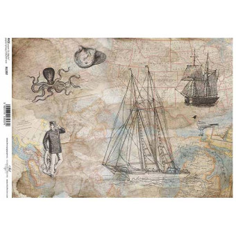 ITD COLLECTION ДЕКУПАЖНА ОРИЗОВА ХАРТИЯ А4 - R1397