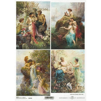 ITD COLLECTION ДЕКУПАЖНА ОРИЗОВА ХАРТИЯ А4 - R1703