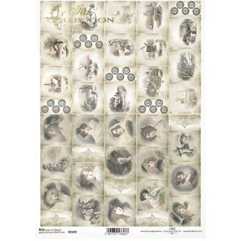 ITD COLLECTION ДЕКУПАЖНА ОРИЗОВА ХАРТИЯ А4 - R2139