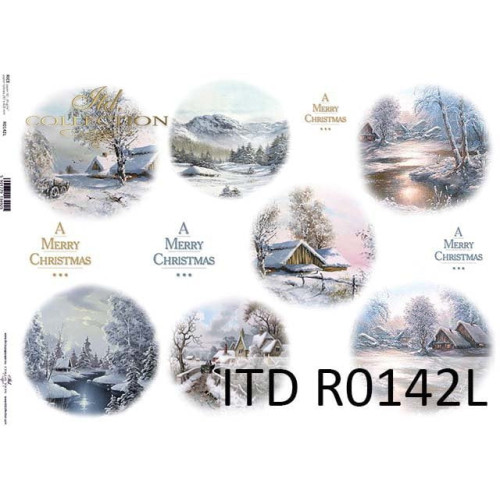 ITD COLLECTION DECOUPAGE RICE PAPER A3 - R0142L