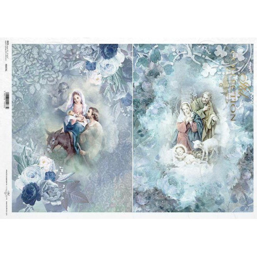 ITD COLLECTION DECOUPAGE RICE PAPER A3 - R0474L