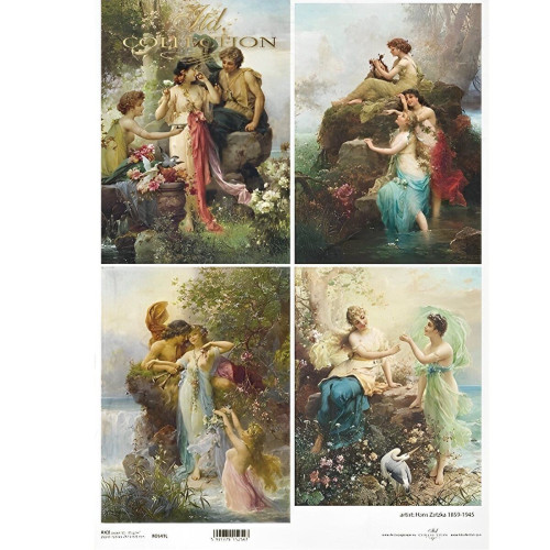 ITD COLLECTION DECOUPAGE RICE PAPER A3 - R0549L