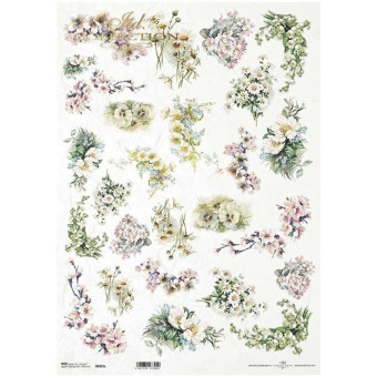 ITD COLLECTION DECOUPAGE RICE PAPER A3 - R0905L