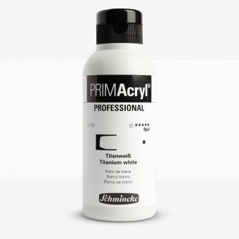 SCHMINCKE АКРИЛНА БОЯ 250 МЛ PRIMACRYL TITANIUM WHITE FLUID