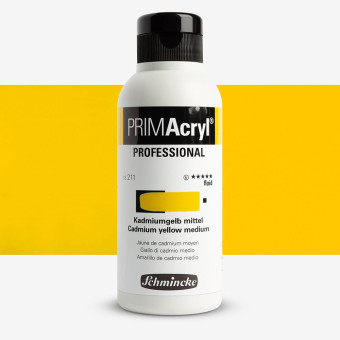 SCHMINCKE АКРИЛНА БОЯ 250 МЛ PRIMACRYL CAD YELLOW MED FLUID