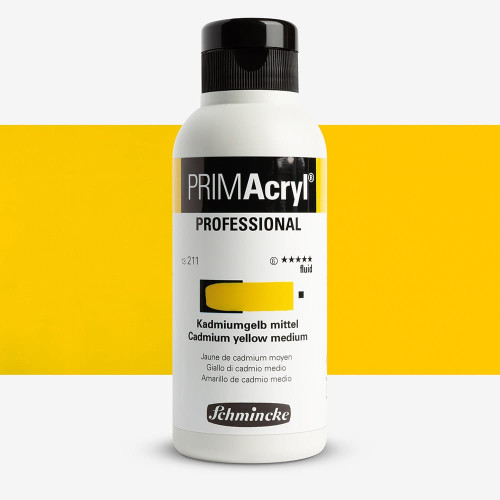 SCHMINCKE АКРИЛНА БОЯ 250 МЛ PRIMACRYL CAD YELLOW MED FLUID
