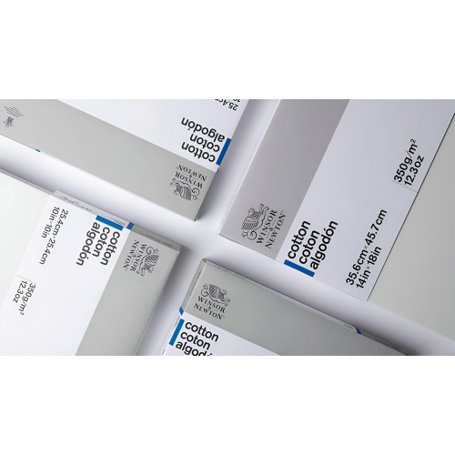 W&N 80/60 PRIMED CANVAS WITH STRETCHER FRAME 350 G/M²