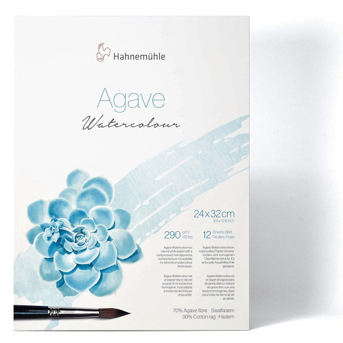 HAHNEMUHLE AGAVE WATERCOLOUR 290ГР, 24/32СМ, 12Л.