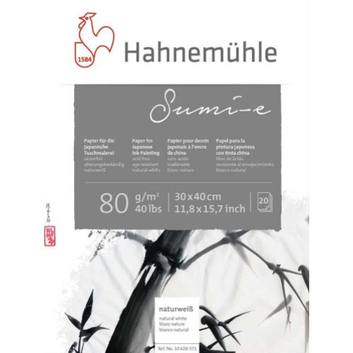 HAHNEMUHLE СКИЦНИК SUMI-E 80 GSM, 30/40 CM, 20 ЛИСТА