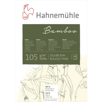 HAHNEMUHLE СКИЦНИК BAMBOO 105 ГР. А4, 30 ЛИСТА