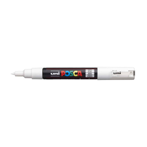 POSCA АКРИЛЕН МАРКЕР PC-1M, 0,7 MM - WHITE