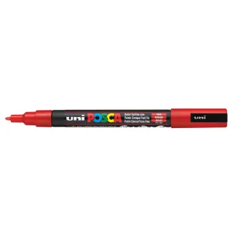 POSCA АКРИЛЕН МАРКЕР PC-3M, 0.9-1.3 MM - RED