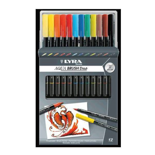 LYRA AQUA BRUSH DUO SET 12 COLORS.
