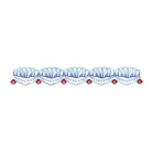 SIZZIX STRIP DIES FOR CUTTING - FLORAL BEAD EDGING