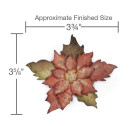 SIZZIX BIGZ ЩАНЦИ ЗА ИЗРЯЗВАНЕ - TATTERED POINSETTIA