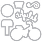 SIZZIX FRAMELITS DIES - BICYCLE SET