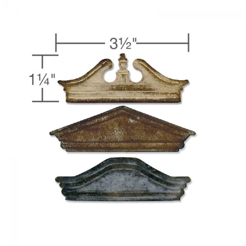 SIZZIX BIGZ ЩАНЦИ ЗА ИЗРЯЗВАНЕ - PEDIMENTS
