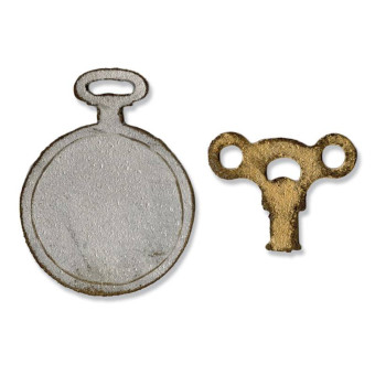 SIZZIX MAGNETIC ЩАНЦИ ЗА ИЗРЯЗВАНЕ - MINI CLOCK KEY & POCKET