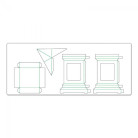 SIZZIX BIGZ XL ЩАНЦИ ЗА ИЗРЯЗВАНЕ - LUMINARY, 3-D