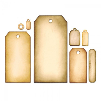 SIZZIX FRAMELITS ЩАНЦИ ЗА ИЗРЯЗВАНЕ - TAG COLLECTION