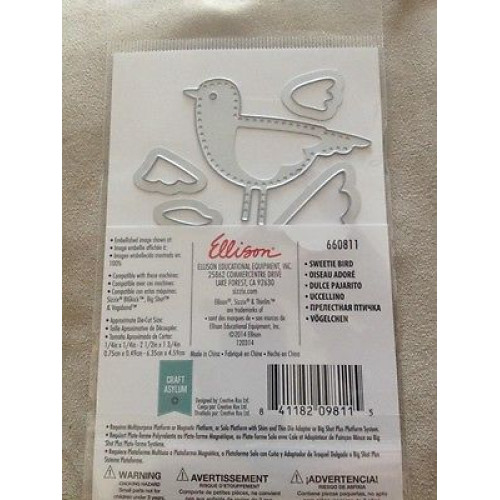 SIZZIX THINLITS ЩАНЦИ ЗА ИЗРЯЗВАНЕ - SWEETIE BIRD