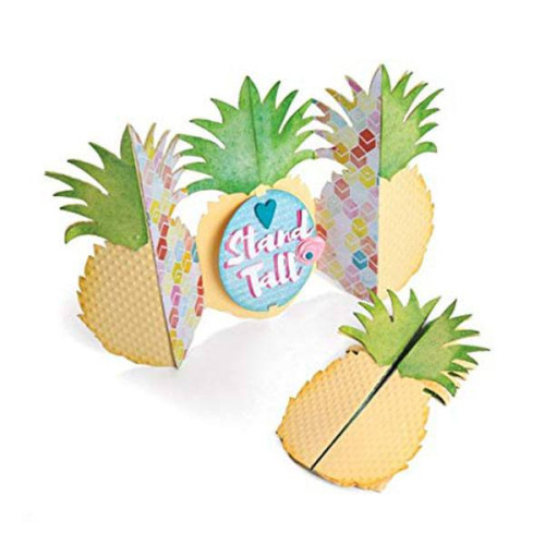 SIZZIX THINLITS ЩАНЦИ ЗА ИЗРЯЗВАНЕ - CARD, PINEAPPLE FOLD