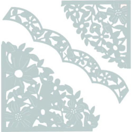 SIZZIX THINLITS ЩАНЦИ ЗА ИЗРЯЗВАНЕ - DECORATIVE CORNERS