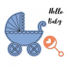 SIZZIX FRAMELITS ЩАНЦИ ЗА ИЗРЯЗВАНЕ - BABY CARRIAGE