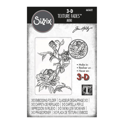 SIZZIX FOLDERS FOR 3D RELIEF MINI - MINI ROSES