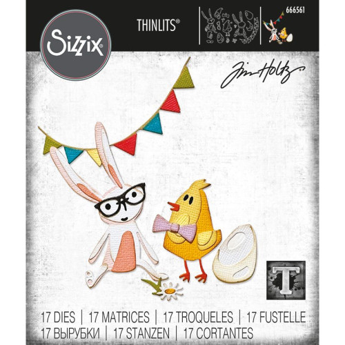 SIZZIX THINLITS ЩАНЦИ ЗА ИЗРЯЗВАНЕ - VAULT BUNNY + CHICK