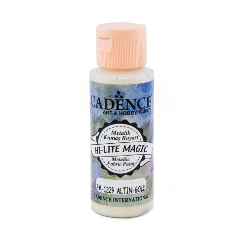 CADENCE ТЕКСТИЛНА БОЯ HI-LITE MAGIC METALLIC 59МЛ – GOLD1229
