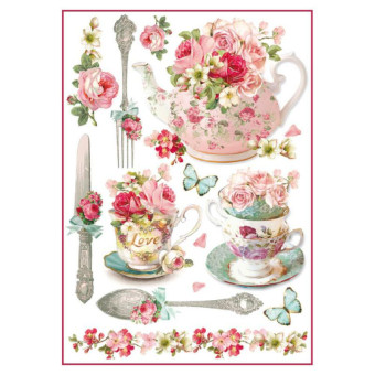 STAMPERIA DECOUPAGE RICE PAPER A4 - DFSA4295
