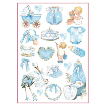 STAMPERIA DECOUPAGE RICE PAPER A4 - DFSA4292