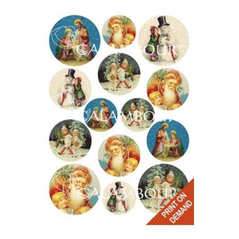 CALAMBOUR DECOUPAGE PAPER 48/33 CM - PAU 30