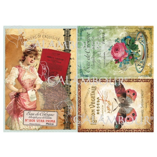 CALAMBOUR ДЕКУПАЖНА ХАРТИЯ 45/30 СМ - DGR 98