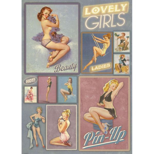 STAMPERIA DECOUPAGE PAPER 70/50 - DFG428