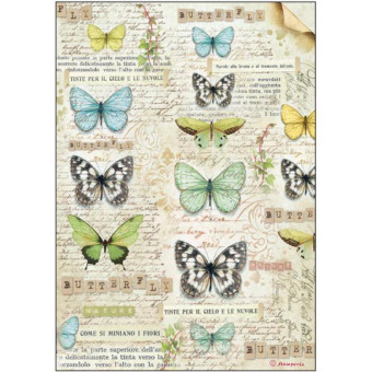 STAMPERIA DECOUPAGE RICE PAPER A4 - DFSA4178