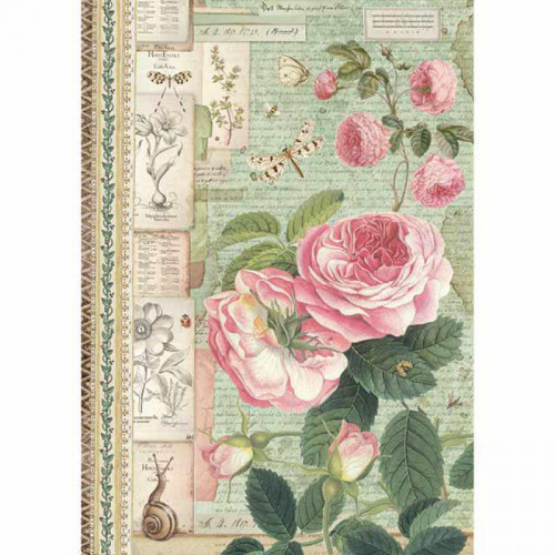 STAMPERIA DECOUPAGE RICE PAPER A4 - DFSA4359