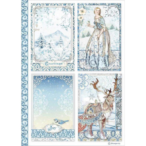 STAMPERIA DECOUPAGE RICE PAPER A4 - DFSA4490