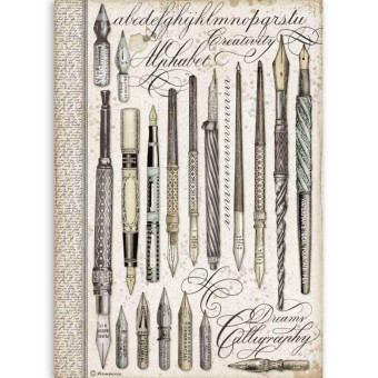 STAMPERIA DECOUPAGE RICE PAPER A4 - DFSA4526