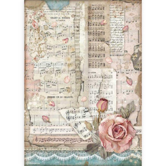 STAMPERIA DECOUPAGE RICE PAPER A4 - DFSA4539