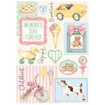 STAMPERIA DECOUPAGE RICE PAPER A4 - DFSA4681